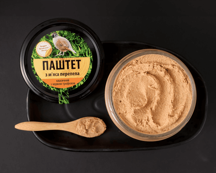 Паштет перепел чор трюфель скло 180г